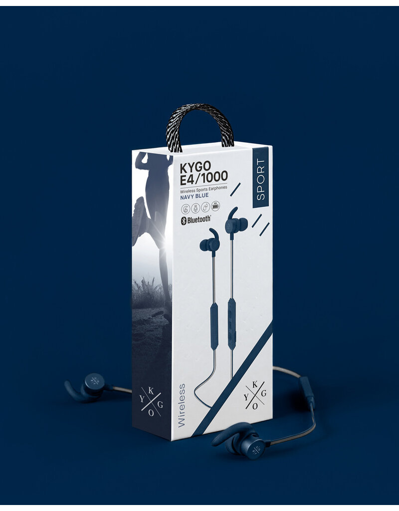 KYGO E4/1000 Sport Wireless earphones (Navy Blue)