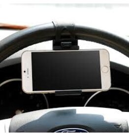 Car Steering Wheel Holder Black