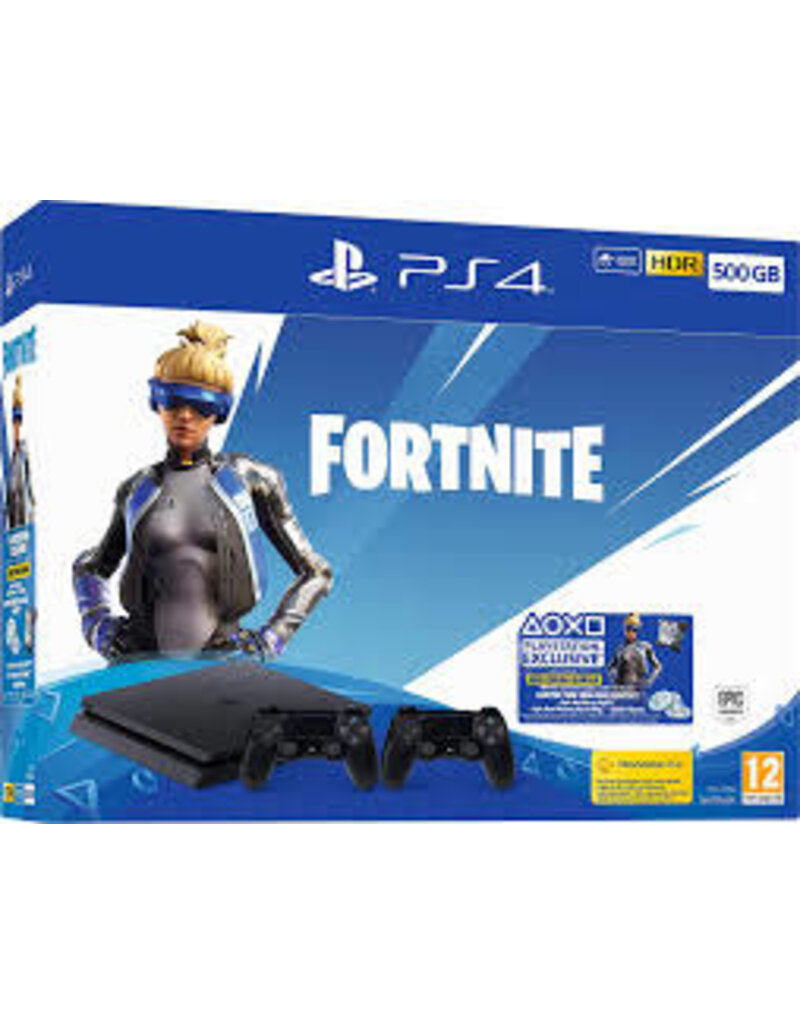 Playstation 4 500gb Fortnite Bundle with 2 wireless controllers