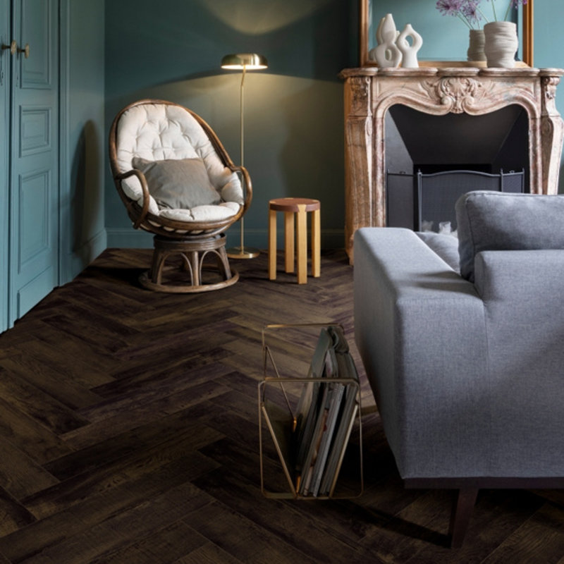 Click LayRed Herringbone Country Oak 54991