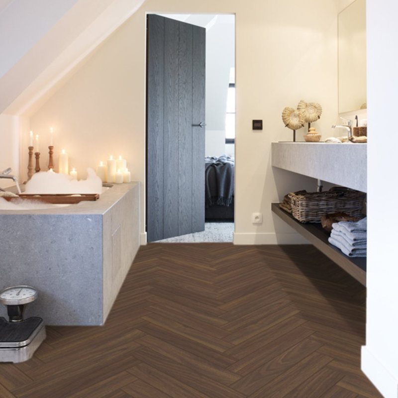 Visgraat Hydro Chateau+ Walnut Brown A 62002730