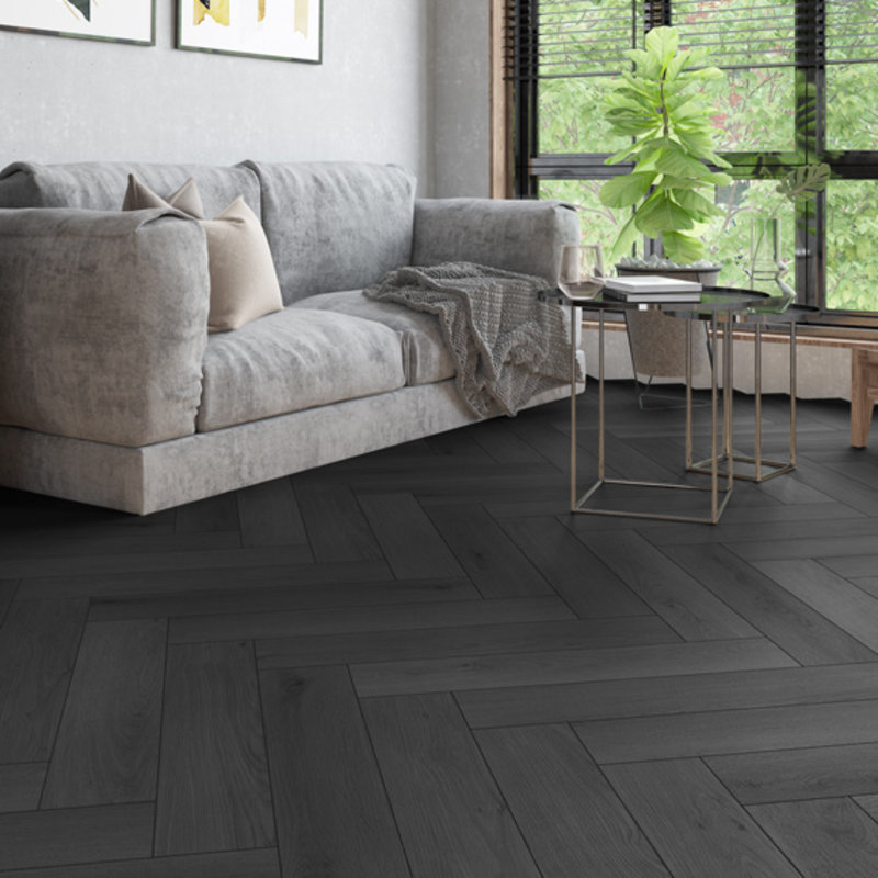 Click Visgraat Firmfit Silent Summerfield Charcoal 7801