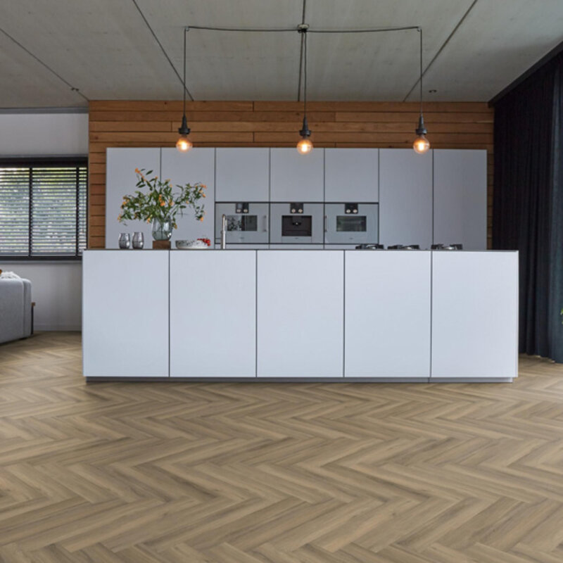 Click Visgraat Yup Paddington Light Brown 3502