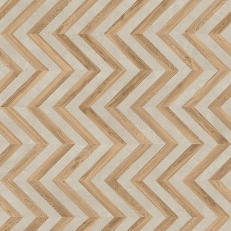 Lijmstrook Patroon Moods Chevron Wave 601