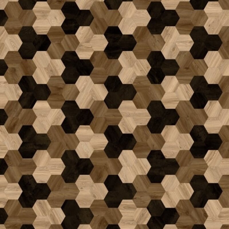 Lijmstrook Patroon Moods Hexagon Cluster 622