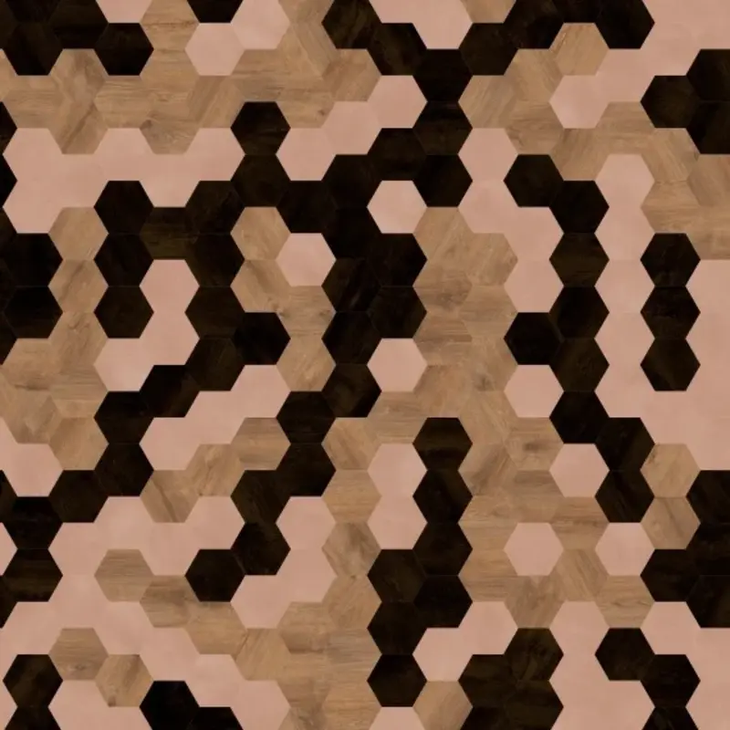 Lijmstrook Patroon Moods Hexagon Trio 626