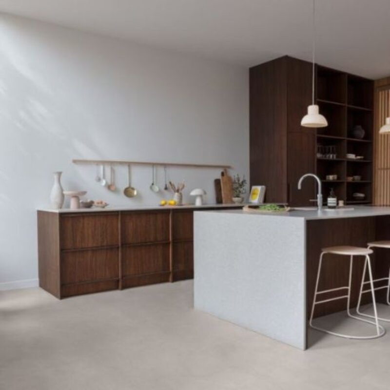 Lijmstrook Grote Tegels Pesto Pebble beach FG030
