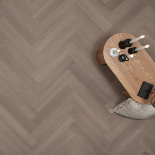 Floer Lijmstrook Visgraat Greige Eiken FLR-3511