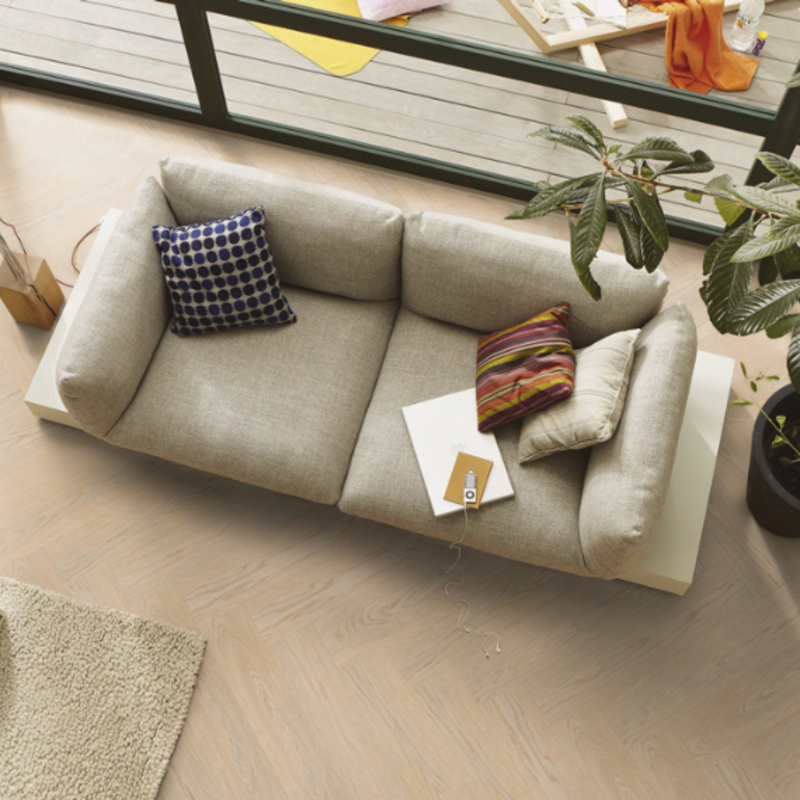 Visgraat Hybride Hout Wit Eiken FLR-5016
