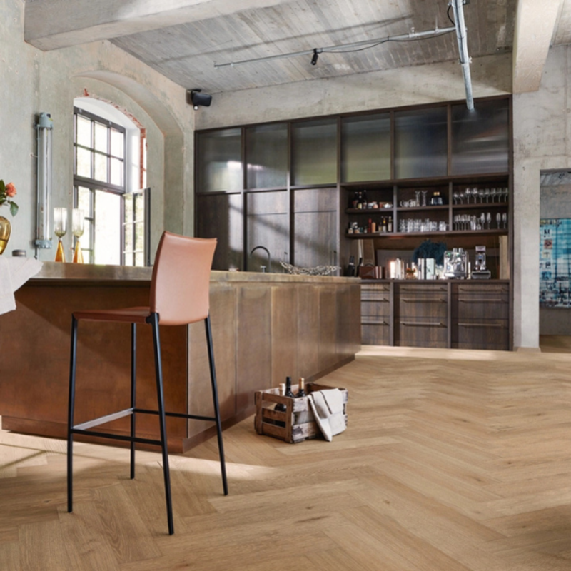 Visgraat Hybride Hout Greige Eiken FLR-5018