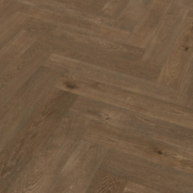 Visgraat Hybride Hout Warmbruin Eiken FLR-5019