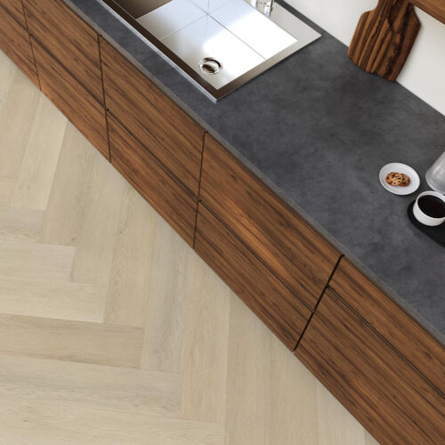 Floorlife  Lijmstrook Visgraat Yup Mayfair Beige 3011