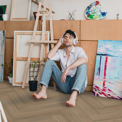 Bodiax Lijmstrook Visgraat Tuna BP320 Clarington Oak 316