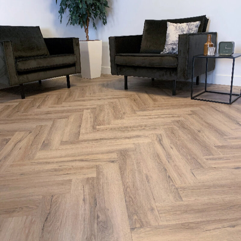 Lijmstrook Visgraat City Smoked Oak Light 4700