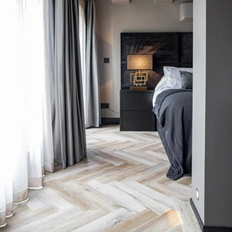 Lijmstrook Visgraat City Smoked Oak Light 4700