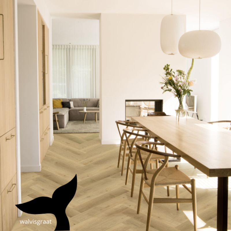 Lijmstrook Visgraat Vario Prestige Oak Light 3904