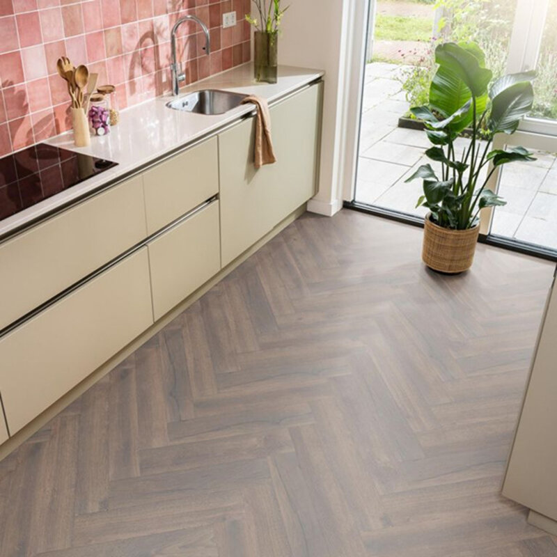 Visgraat Marquant Eiken Donker Gerookt 3424