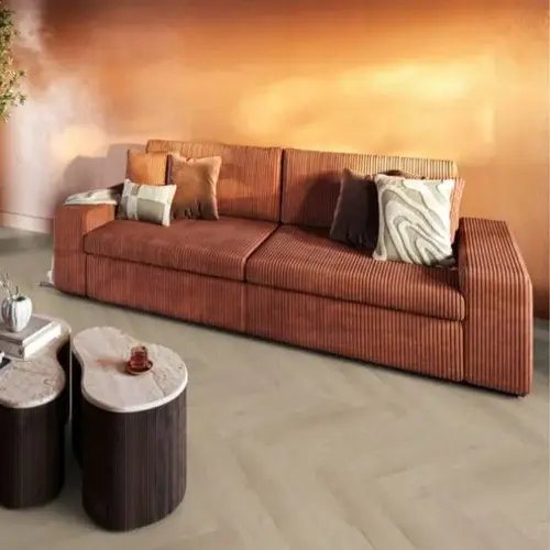 Floorlife  Lijmstrook Visgraat Yup Merton Beige 7510