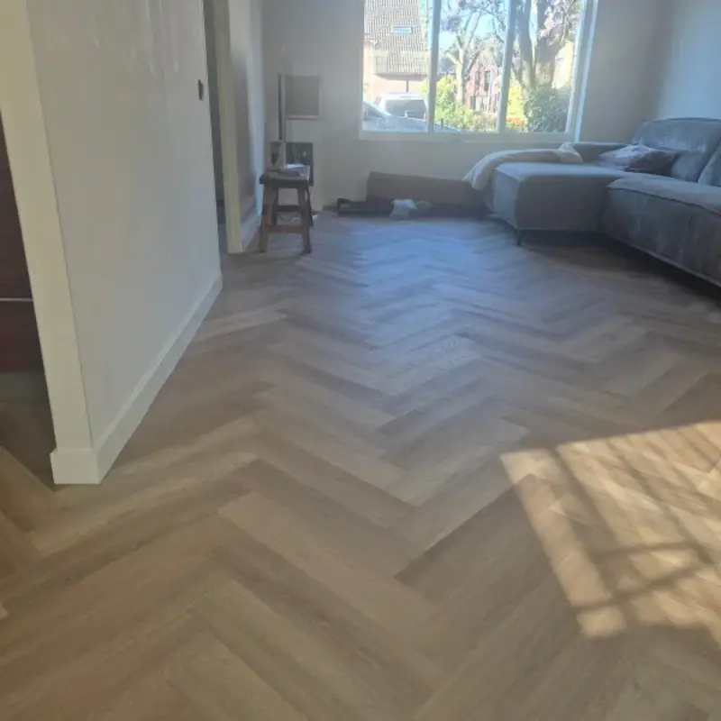 Lijmstrook Visgraat Yup Paddington Beige 3504
