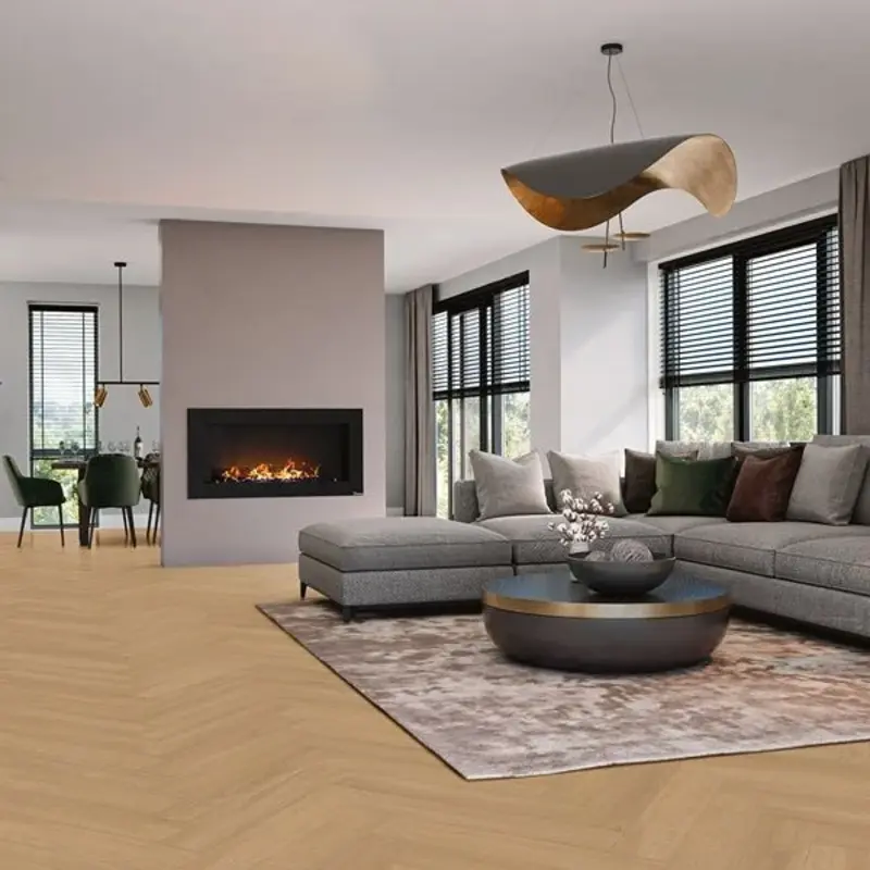 Lijmstrook Visgraat Eiken Bordeaux 8545