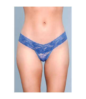 Be Wicked V-Cut Kanten String - Blauw