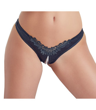 Cottelli Collection G-string With Pearls - Black