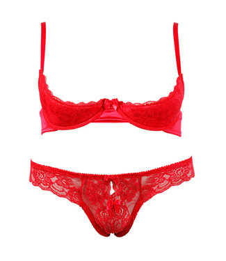 Cottelli Collection Conjunto de sujetador Rojo