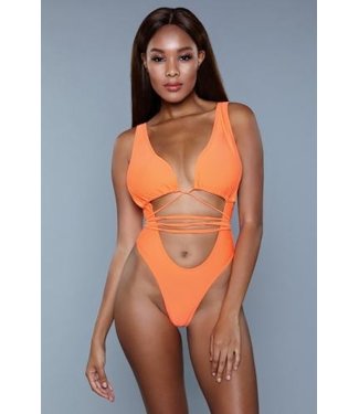 Be Wicked Swimwear Makayla Monokini - Orange