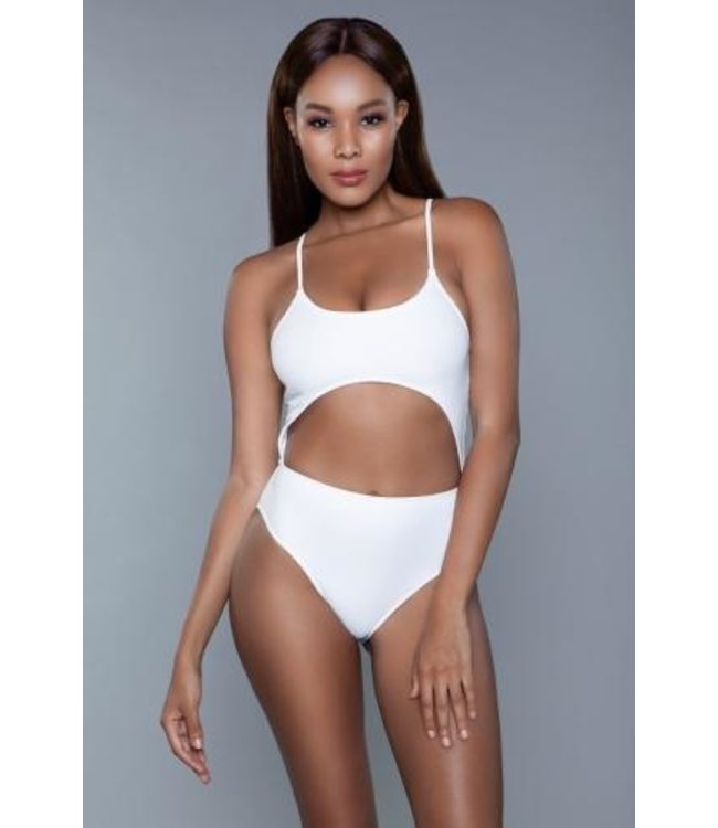 Be Wicked Swimwear Alina Monokini - Wit