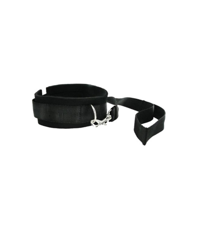 Frisky Set Leine und Halsband in Schwarz