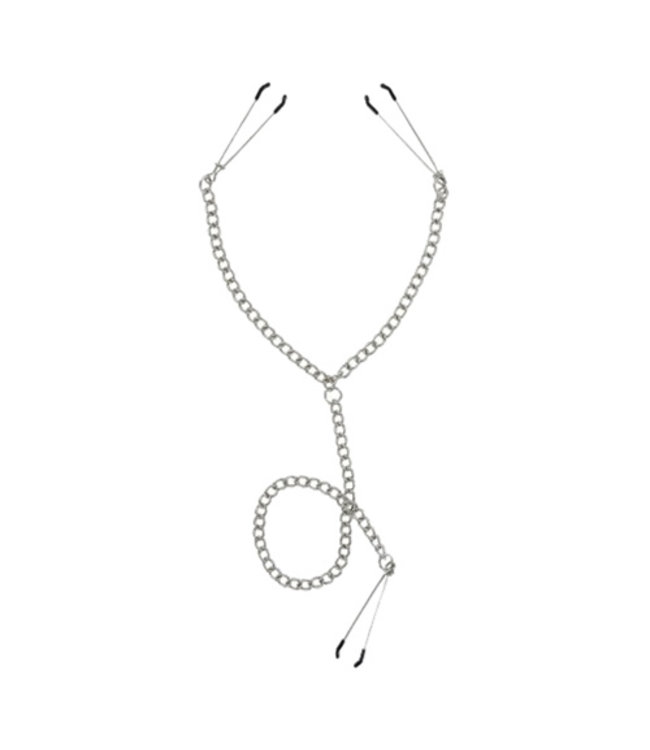 Master Series Nipple to Clit Tweezer Clamp Set
