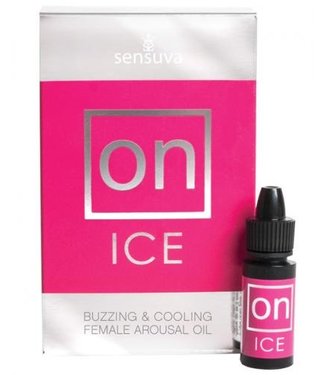 Sensuva Huile d'excitation pour les femmes On™ For Her Arousal Oil Ice - 5 ML.