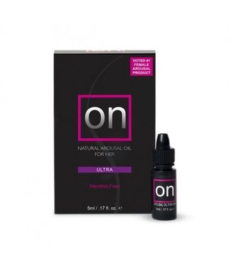 Sensuva Huile d'excitation pour les femmes On™ For Her Arousal Oil Ultra - 5 ML.