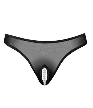 Underneath Underneath - Jade Crotchless Sheer Thong