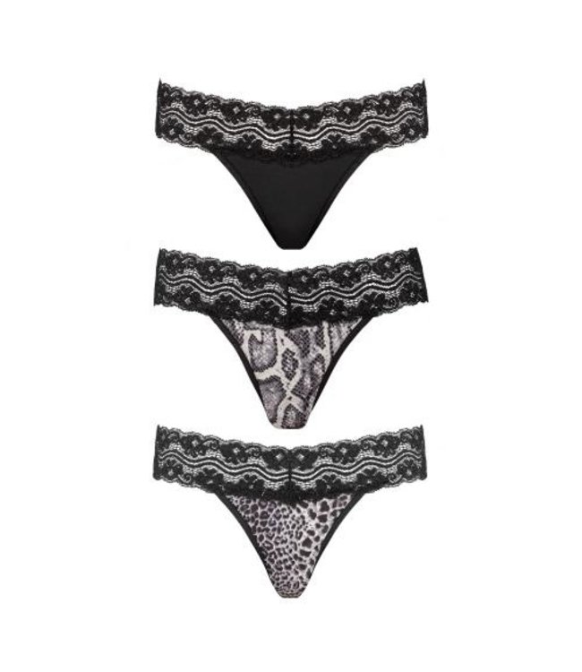 Underneath Underneath - Jane Thong Set of 3