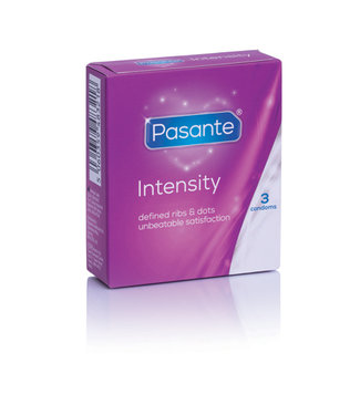 Pasante Condones Pasante Intensity 3 piezas