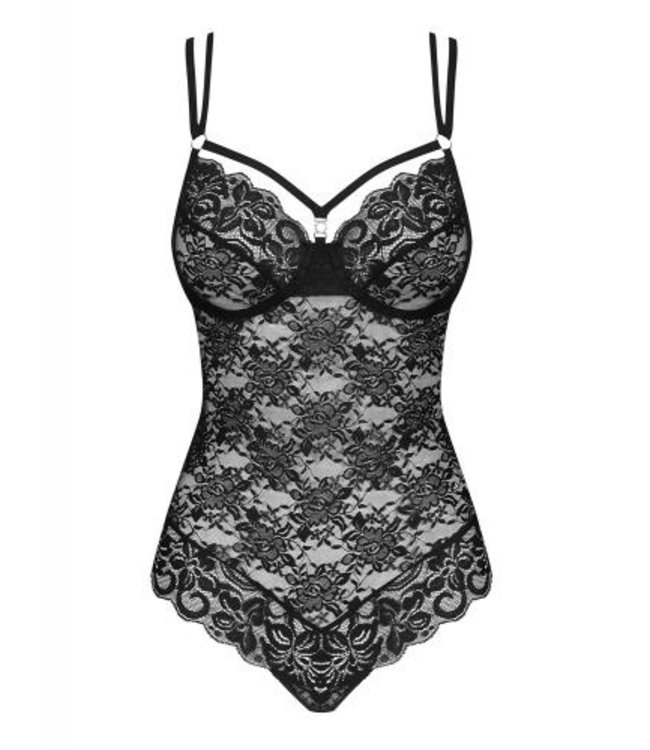 Obsessive Body de encaje - Negro
