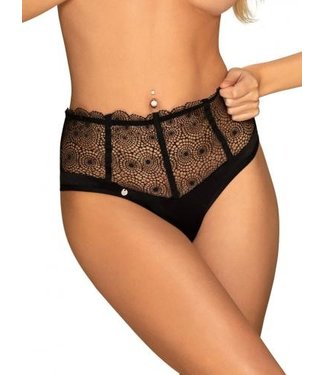 Obsessive Sharlotte Culotte taille haute - Noir