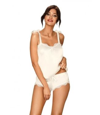 Obsessive Conjunto de shortama Prima Neve - Blanco roto