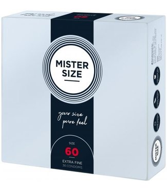 Mister Size MISTER.SIZE Preservativos de 60 mm 36 unidades