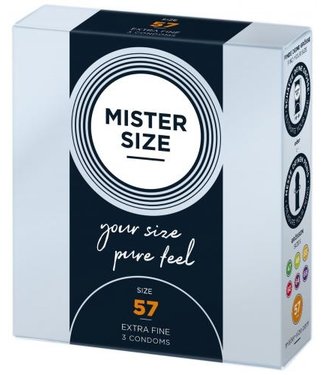 Mister Size MISTER.SIZE Préservatifs 57 mm 3 pièces