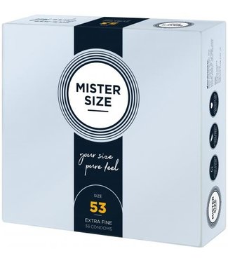 Mister Size MISTER.SIZE Préservatifs 53 mm 36 pièces