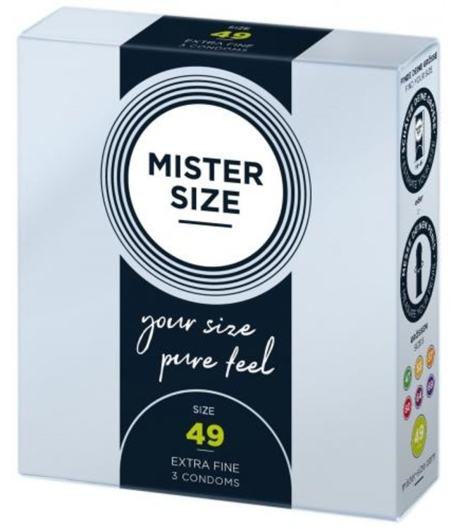 Mister Size MISTER.SIZE 49 mm Condoms 3 pieces