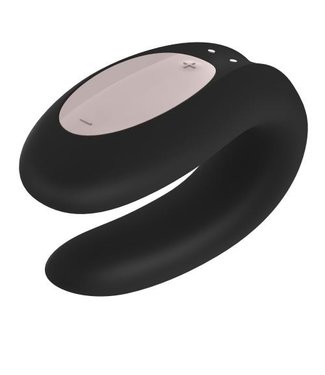 Satisfyer Vibrador de Parejas Alegría Doble de Satisfyer - Negro