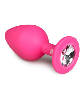 Easytoys Anal Collection Diamond Analplug mittlgroß - pink