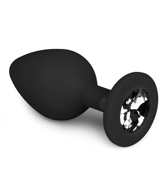 Easytoys Anal Collection Plug à diamant moyen - Noir