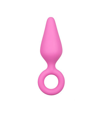 Easytoys Anal Collection Pink Buttplugs With Pull Ring - Large