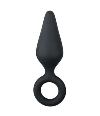 Easytoys Anal Collection Plug anal negro con anillo para extraer - Grande