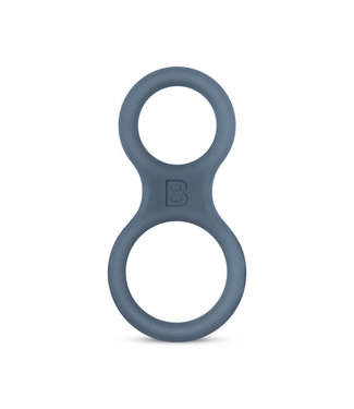 Boners Boners Silicone Cock Ring And Ball Stretcher - Grey