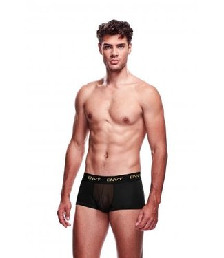 ENVY Envy Transparante Mesh Herenshort - Zwart